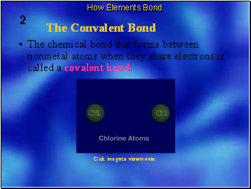 The Convalent Bond