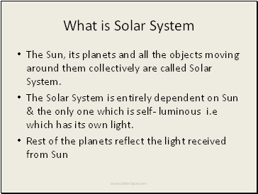 What is Solar System