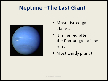 Neptune The Last Giant