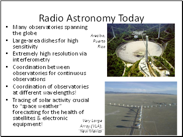 Radio Astronomy Today