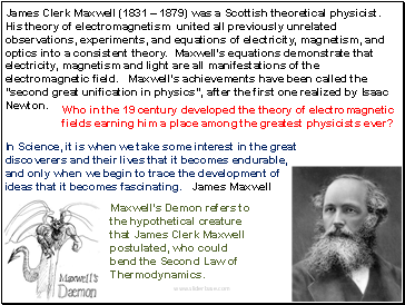 James Clerk Maxwell