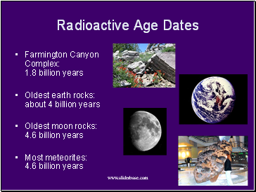 Radioactive Age Dates