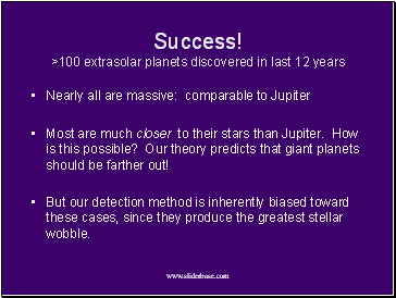 Success! >100 extrasolar planets discovered in last 12 years