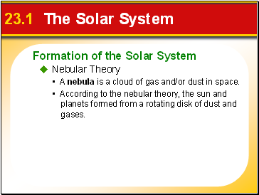 23.1 The Solar System