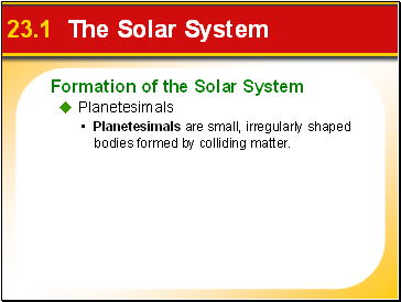 23.1 The Solar System