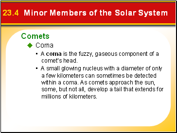 23.4 Minor Members of the Solar System