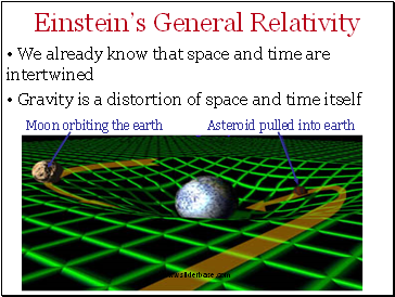 Einsteins General Relativity