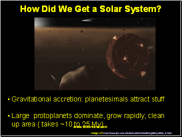 How Did We Get a Solar System?