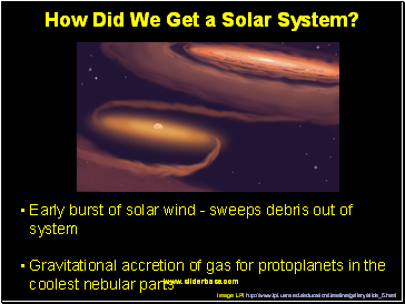 How Did We Get a Solar System?