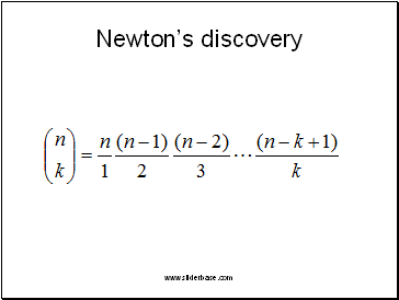 Newton’s discovery