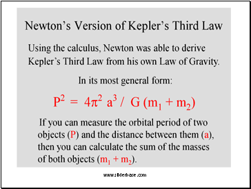 The History of Sir Isaac Newton