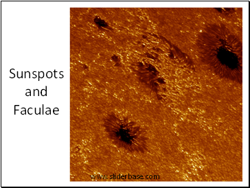 Sunspots and Faculae