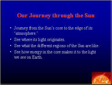 Our Journey through the Sun