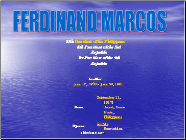 FERDINAND MARCOS