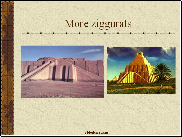 More ziggurats