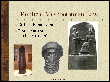 Political:Mesopotamian Law