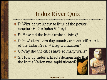 Indus River Quiz