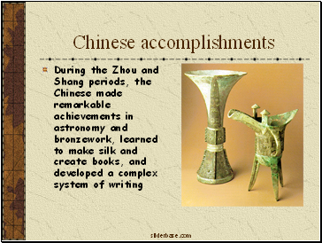 Chinese accomplishments