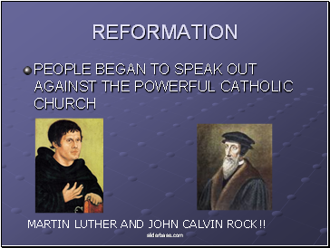 REFORMATION