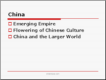 China