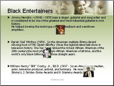 Black Entertainers