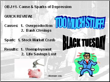 OBJ #1- Cause & Sparks of Depression