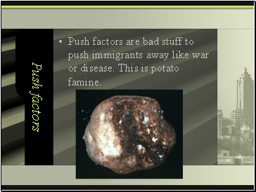 Push factors
