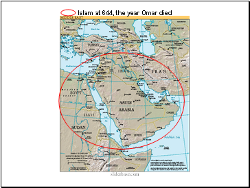 Islam at 644, the year Omar died