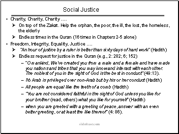 Social Justice