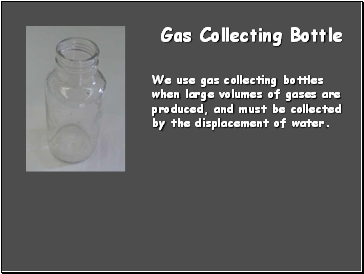 Gas Collecting Bottle