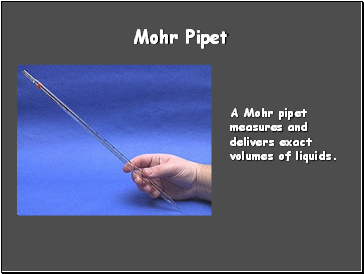 Mohr Pipet