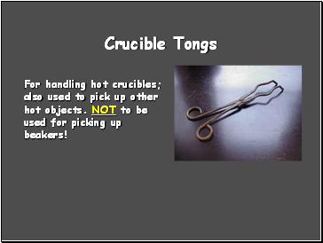 Crucible Tongs