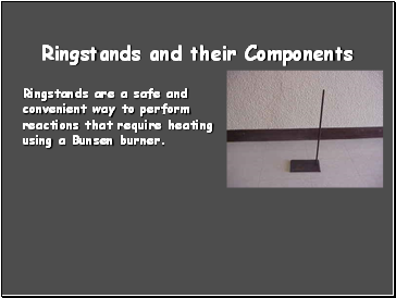 Ringstands and their Components