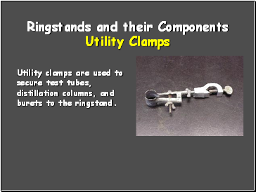 Ringstands and their Components Utility Clamps