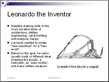 Leonardo the Inventor