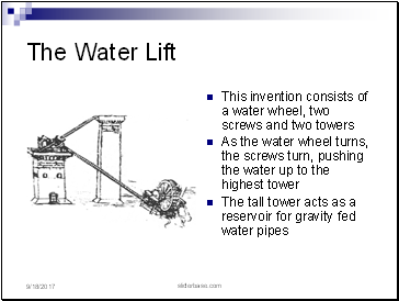 The Water Lift