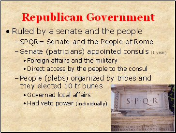 Republican Government