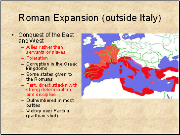 Roman Expansion (outside Italy)