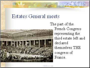 Estates General meets