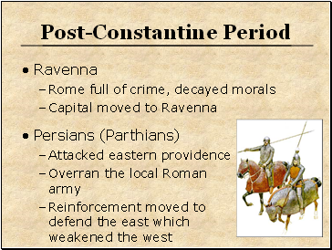 Post-Constantine Period