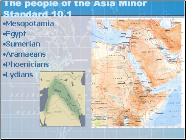 The people of the Asia Minor