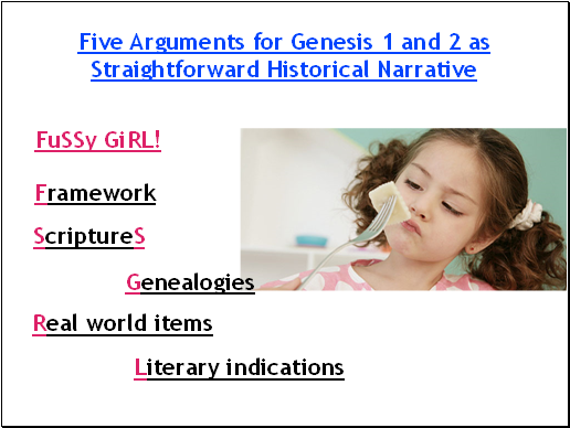 Five Arguments for Genesis 1 and 2 as Straightforward Historical Narrative