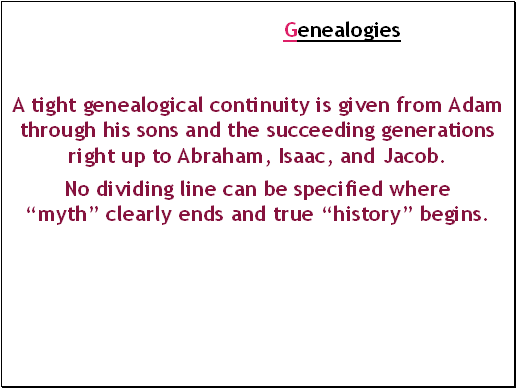 Genealogies