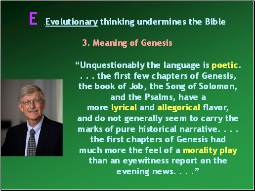 Meaning of Genesis