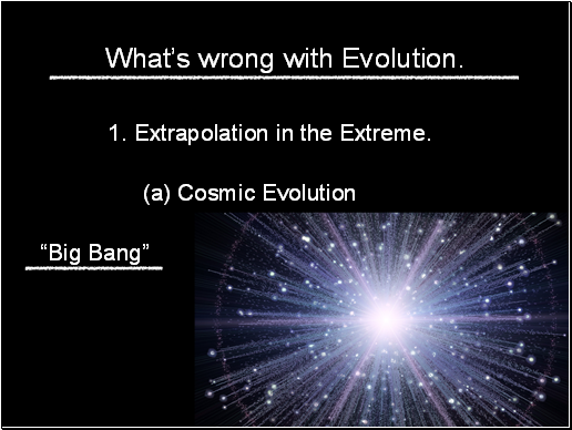 Cosmic Evolution