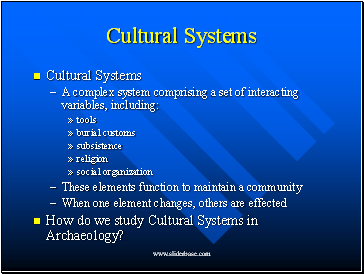 Cultural Systems