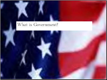 What is Government?