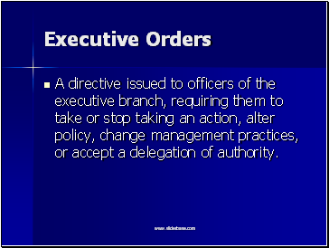 Executive Orders