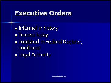 Executive Orders