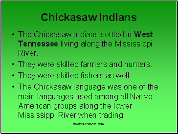 Chickasaw Indians